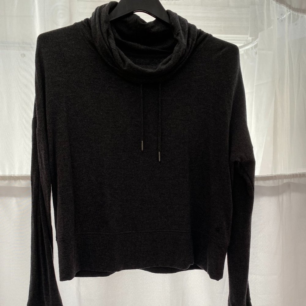 UGG Grey Oversized Pullover with Cowl Neck, Small